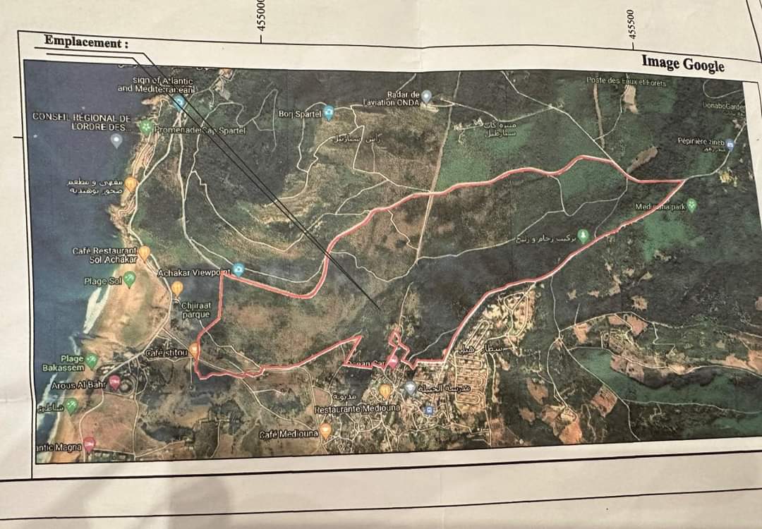 جماعة طنجة تعلن عن اعتماد  الصيغة النهائية لقرار مشروع نزع الملكية الخاص بالمنتزه الطبيعي مديونة