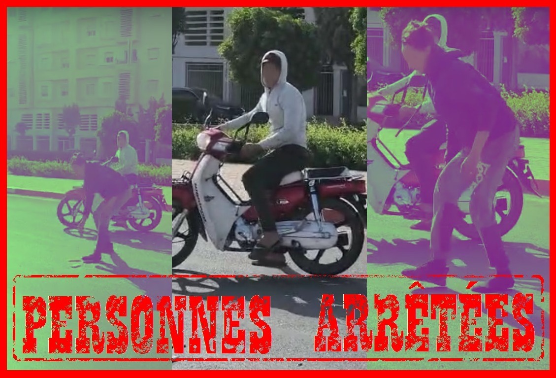 وجدة: أخيرا تم القبض على شبان الدراجة النارية (أصحاب الكريساج) بقوة السلاح الأبيض