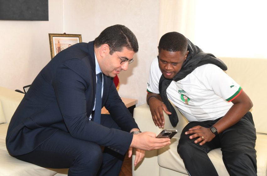 بنسعيد يعقد لقاءا ثنائيا مع وزير قضايا الشباب بجمهورية بوتسوانا