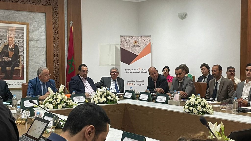 انطلاق اشغال الدورة 21 للمجلس الإداري للوكالة الحضرية بمراكش
