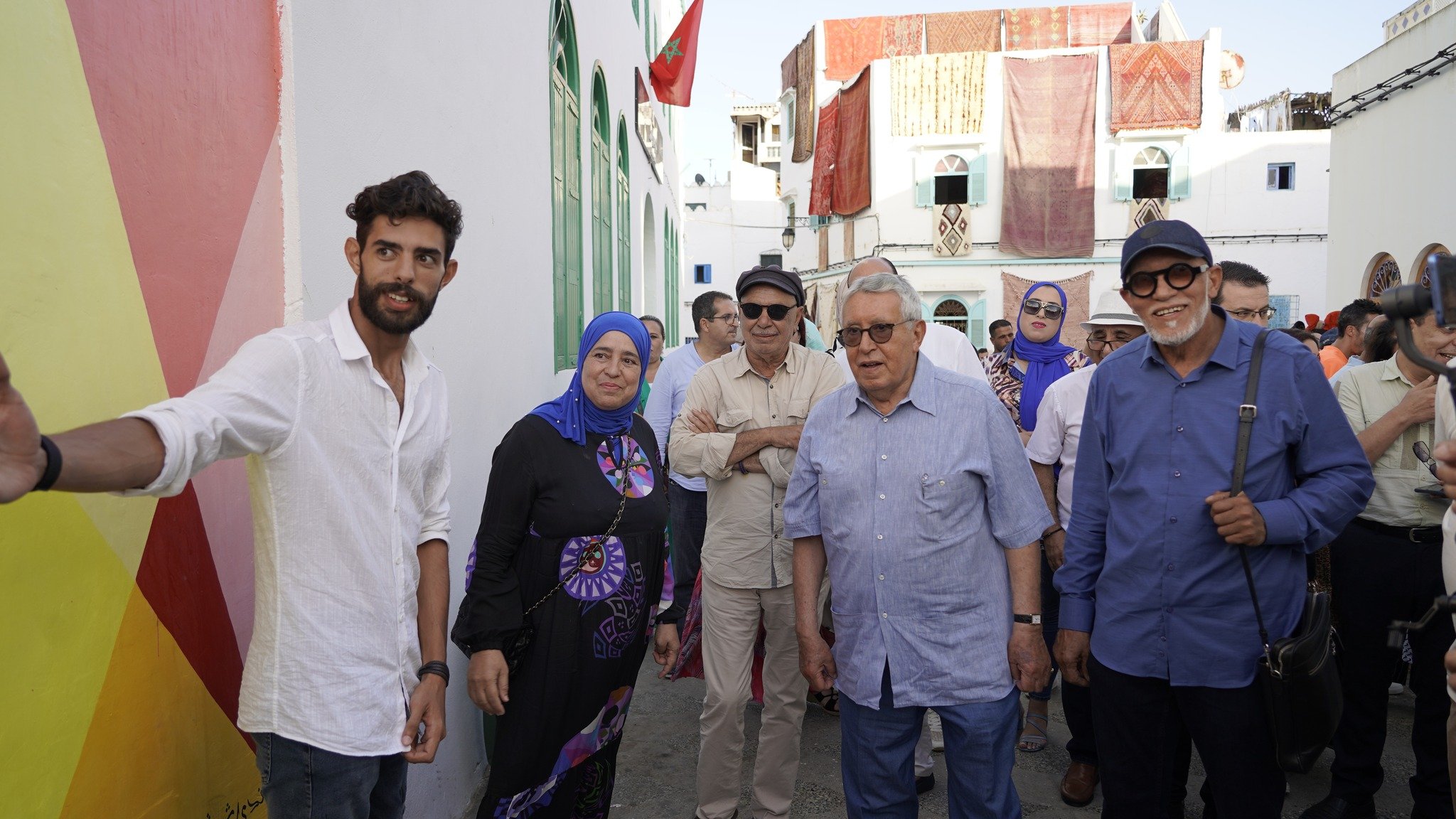 افتتاح معرض للفنان التشكيلي معاد الجباري ضمن فعاليات الدورة الصيفية لموسم أصيلة الثقافي الدولي الـ44