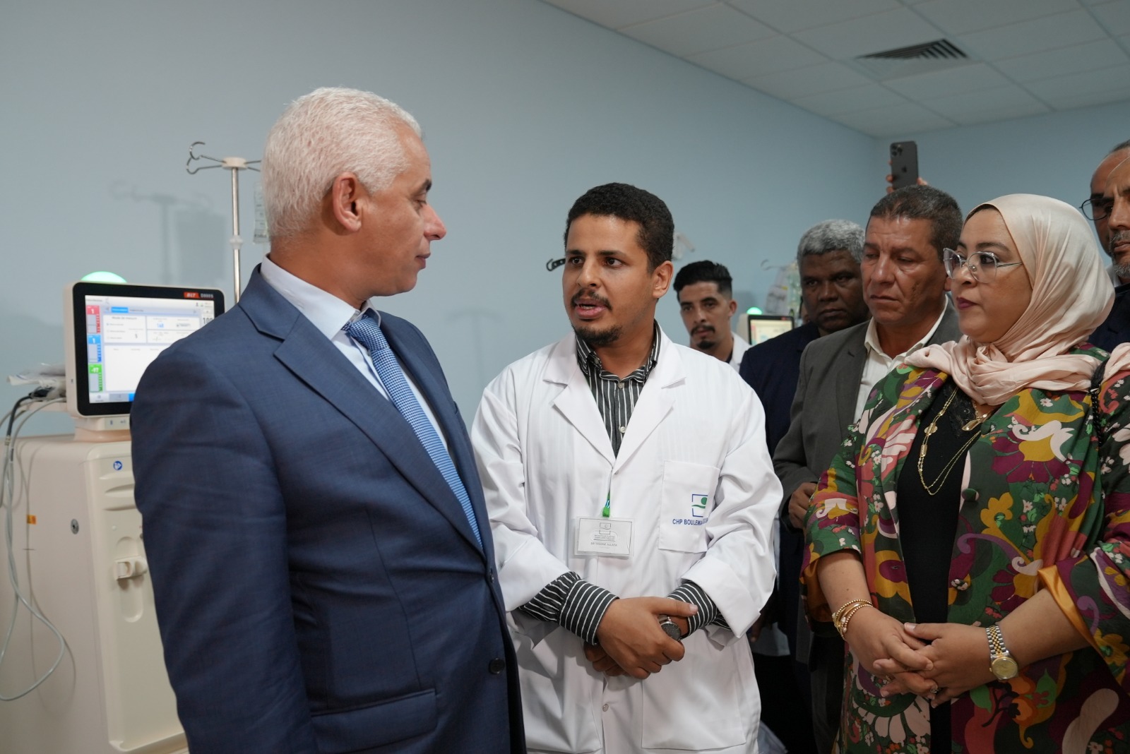 وزير الصحة والحماية الاجتماعية يعطي انطلاقة خدمات مركز تصفية الدم بأوطاط الحاج