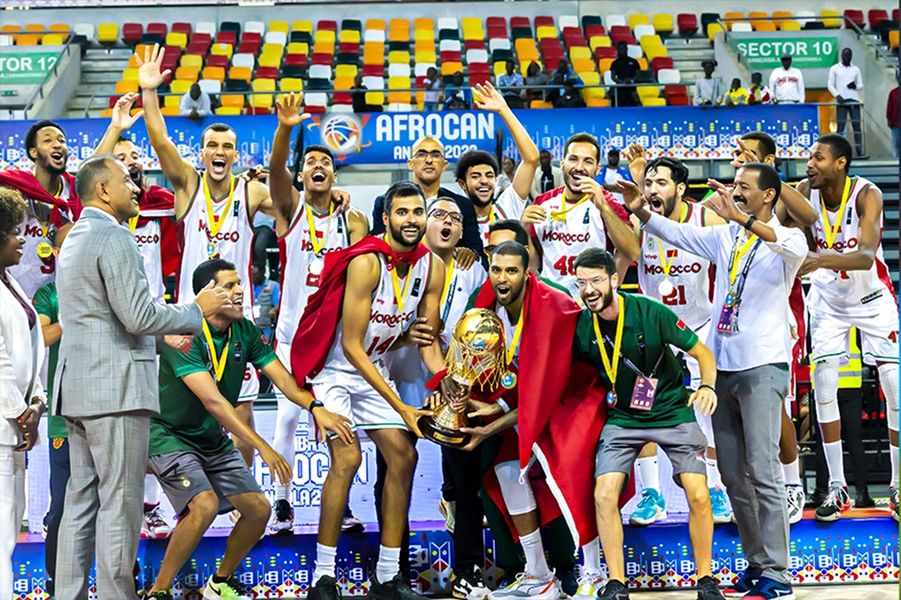 المنتخب المغربي يتوج بطلا لكأس إفريقيا للأمم للاعبين المحليين لكرة السلة