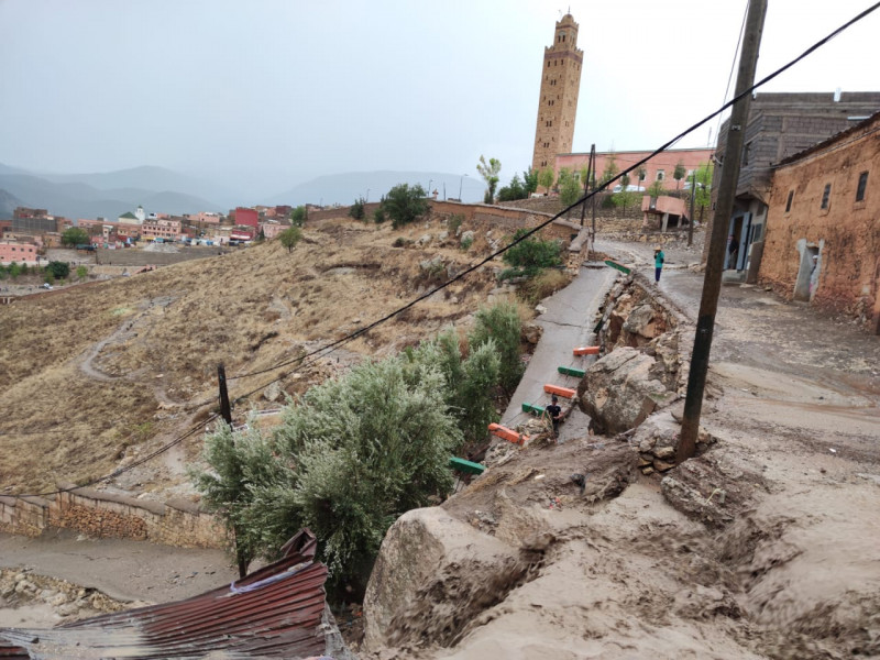 فياضنات خلفتها تساقطات مطرية ببعض مناطق الأطلس