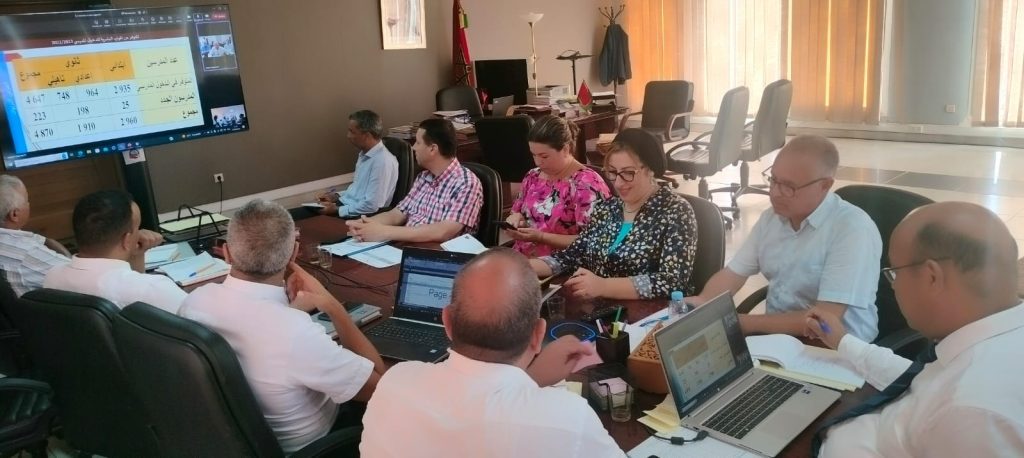 عقد اجتماع تواصلي تنسيقي لتتبع تنفيذ الإجراءات والتدابير المتخذة لإنجاح الدخول المدرسي بمراكش
