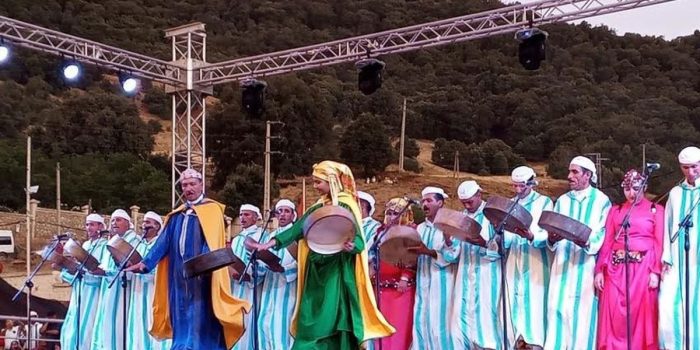 اختتام فعاليات الدورة الـ 22 للمهرجان الوطني لفن أحيدوس بعين اللوح