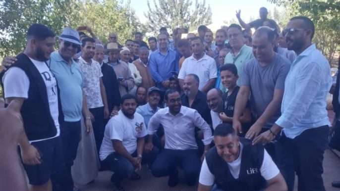 أوزين في زيارة لعدد من الدواوير المتضررة من الزلزال بإقليم شيشاوة