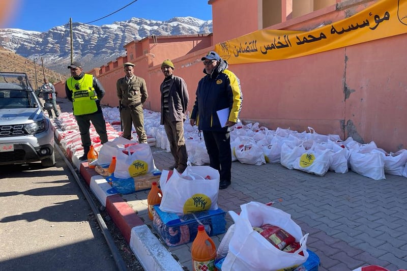 مساعدات الإنسانية تصل إلى العديد من الدواوير المعزولة بمنطقة شيشاوة