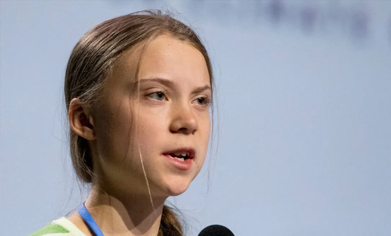 غريتا تونبرغ خارج المناهج الدراسية بعد تضامنها مع غزة