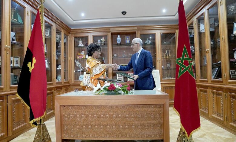 محمد صباري يعقد لقاء ثنائيا مع السيد جون فرانسوا ندونغو رئيس الجمعية الوطنية الانتقالية لجمهورية الغابون