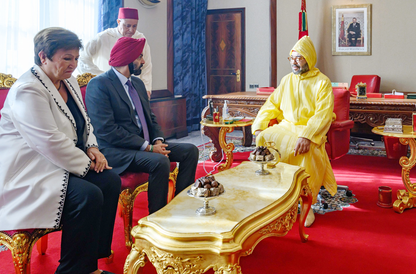 رئيس البنك الدولي و رئيسة صندوق النقد الدولي حاضران في افتتاح الدورة الأولى من السنة التشريعية الثالثة