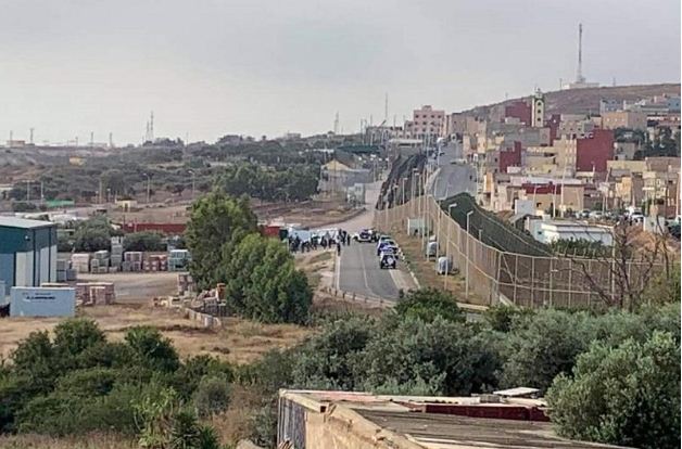 إجهاض محاولة هجرة نحو مائة مرشح للهجرة للوصول إلى مليلية المحتلة