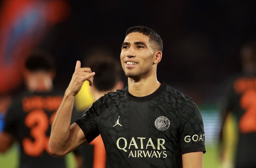 أشرف حكيمي ضمن التشكيلة المثالية للجولة الـ11 من الدوري الفرنسي