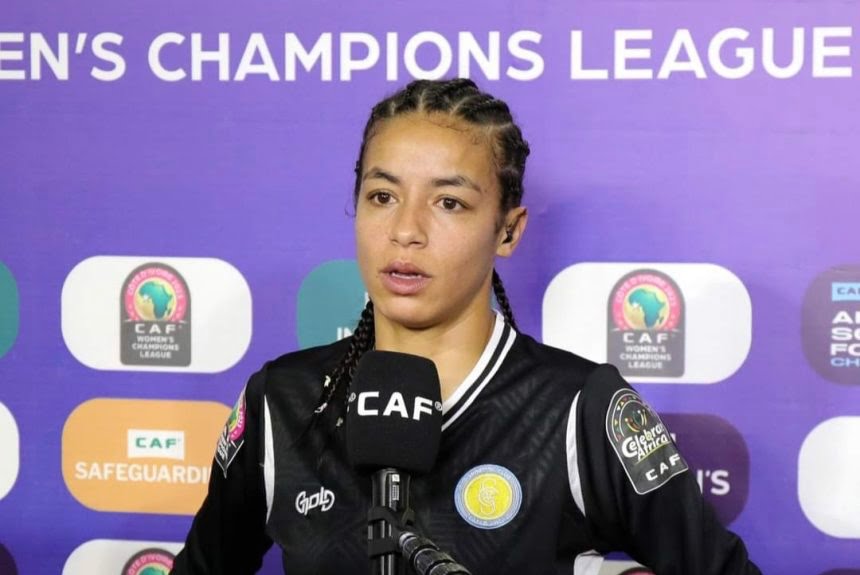 إيمان عبد الأحد أفضل لاعبة في المباراة