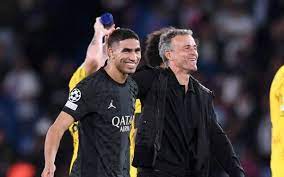 لويس إنريكي يشيد بالمغربي أشرف حكيمي كواحد من أبرز اللاعبين في الفريق