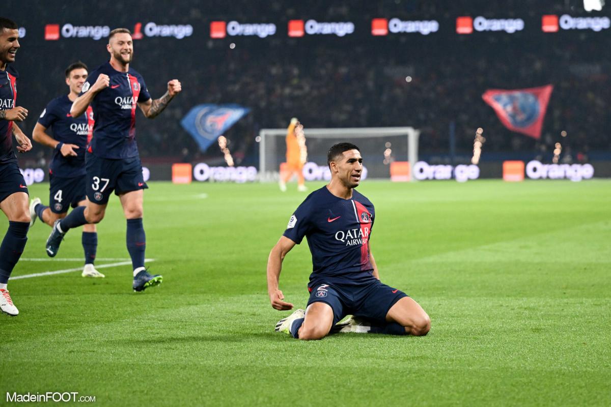 أشرف حكيمي ضمن لائحة أفضل 100 لاعب