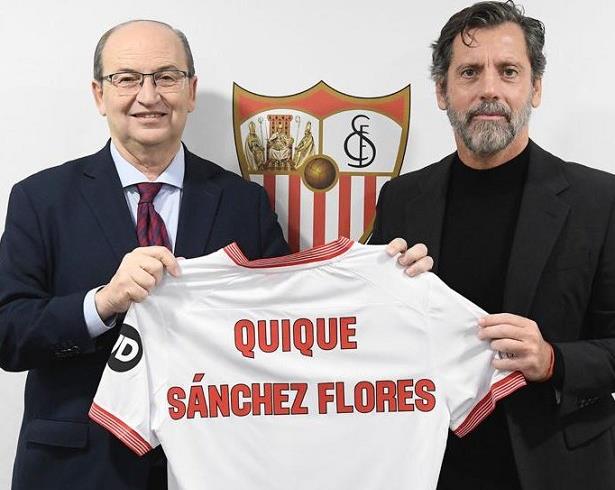 نادي إشبيلية الإسباني يعلن عن تعيين كيكي سانشيس فلوريس مدربا جديدا للفريق