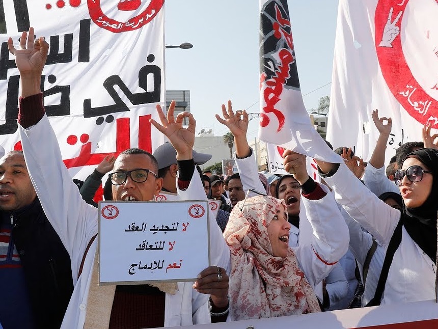 الأساتذة يعلنون عن خطوة لتقليص أيام الإضراب