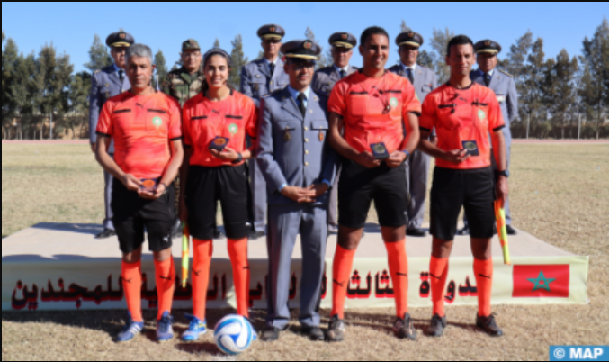  اختتام فعاليات النسخة الثالثة للألعاب الوطنية للمجندين للفوج 38 للقوات المسلحة الملكية المغربية بكرسيف