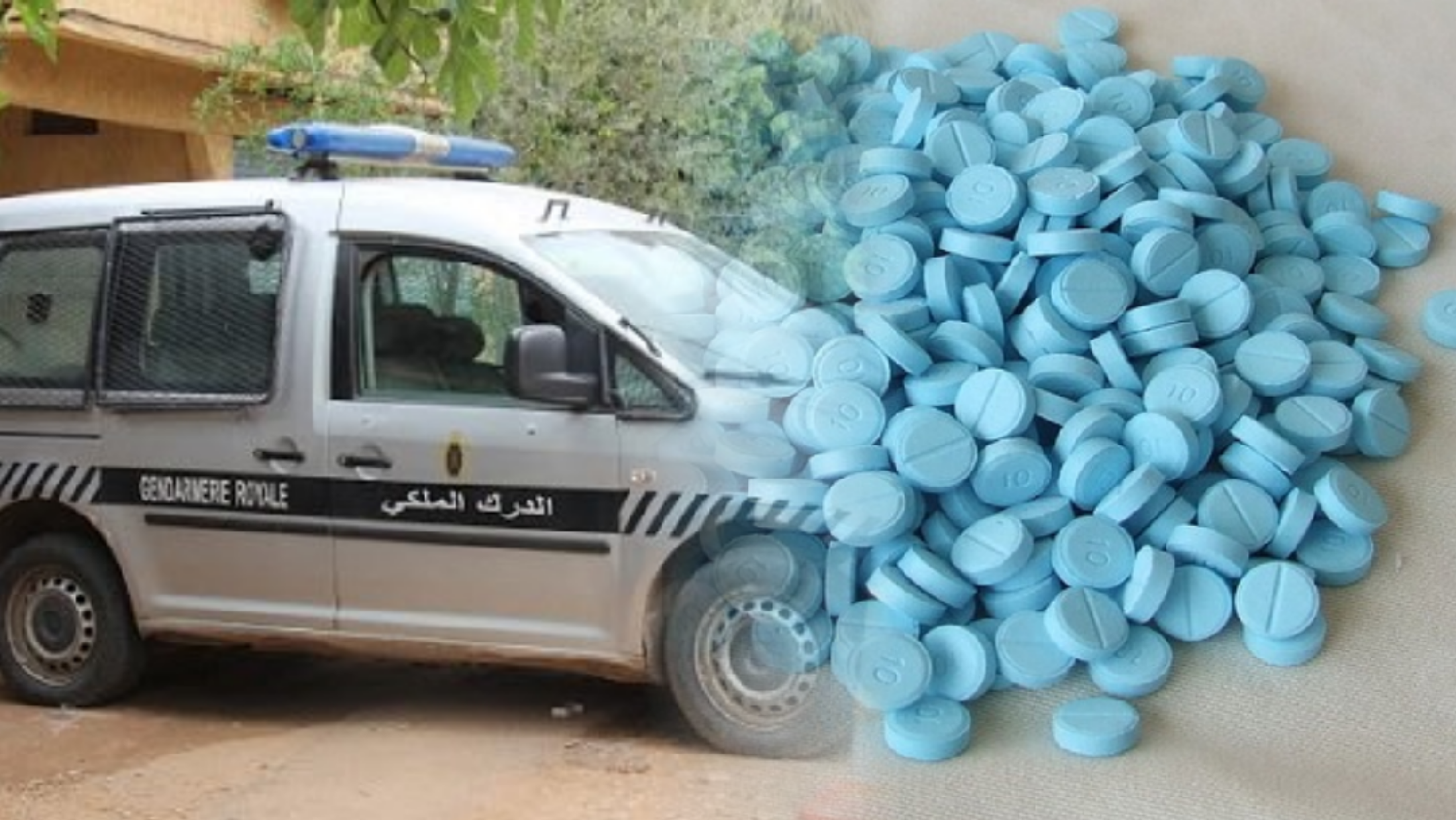 حجز 6500 قرص مهلوس من نوع “فاليوم روش 10”