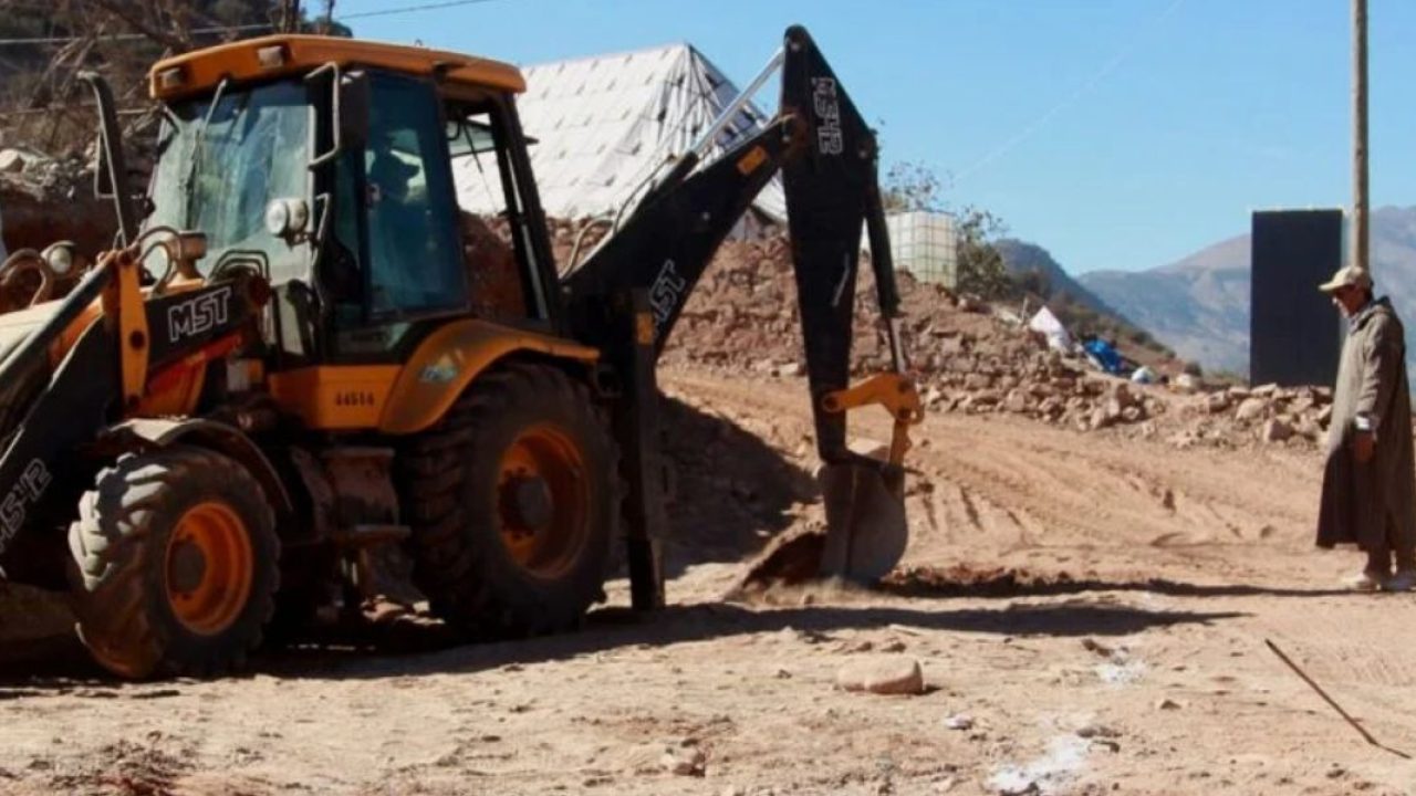  أشغال هدم المنازل المتضررة من الزلزال تشارف على النهاية بإقليم أزيلال