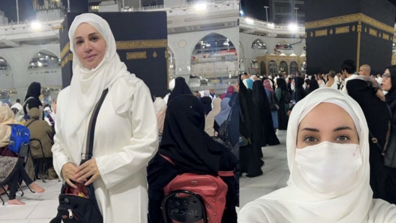 ديانا حداد تشارك صور أدائها مناسك العمرة