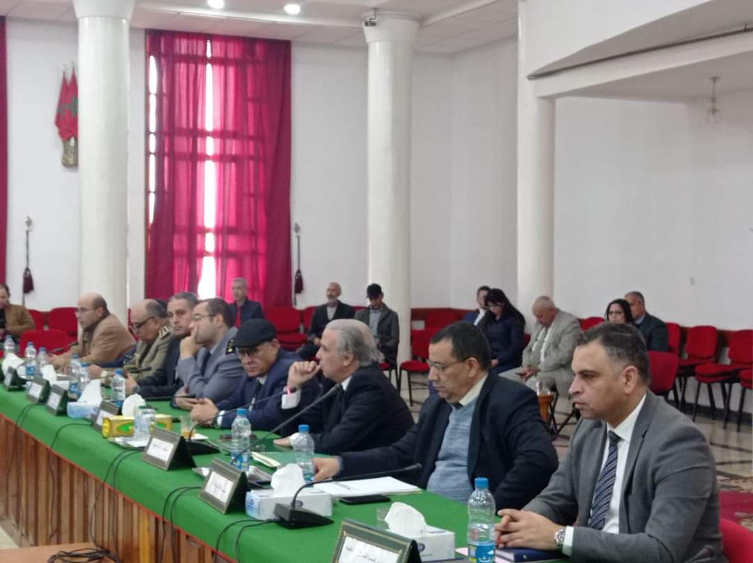 عمالة إقليم خريبكة -اجتماع تنسيقي حول التحضير لاستقبال شهر رمضان المبارك 1445ه‍