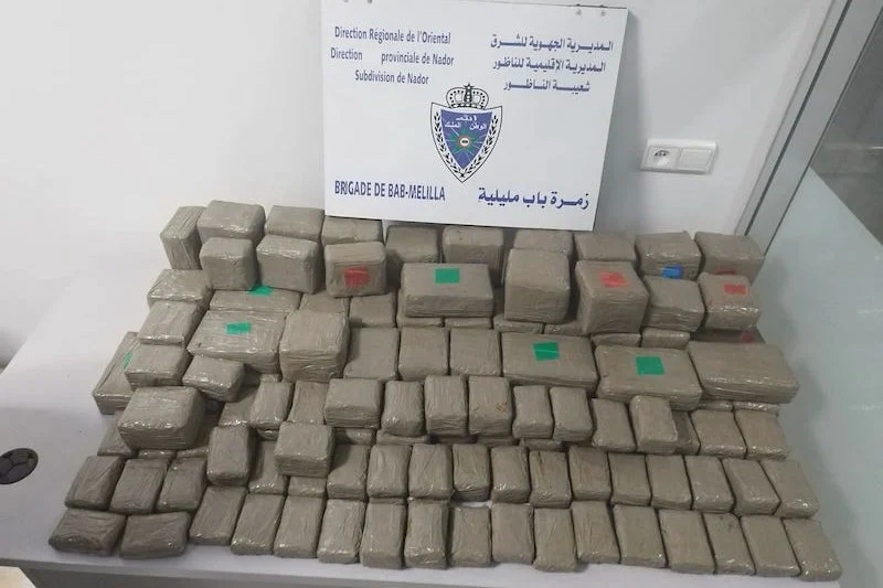 باب مليلة : الجمارك تحبط عملية تهريب مخدر الشيرا