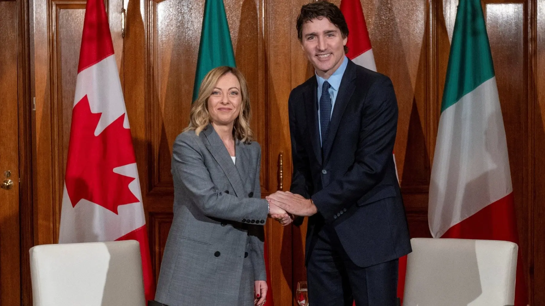 جاستن ترودو و جورجا ميلوني يلغيان زيارة مشتركة لمعرض الفنون في أونتاريو لأسباب أمنية