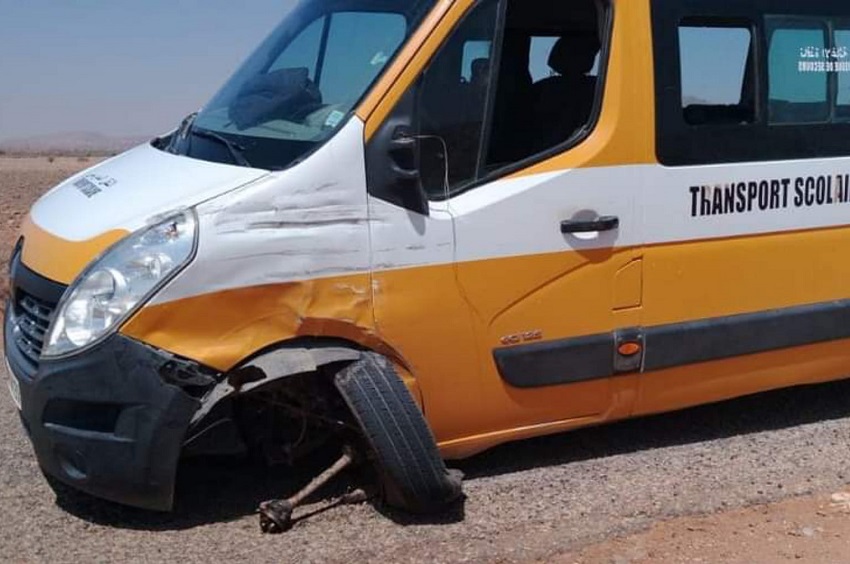 معظم التلاميذ الذين تعرضوا لحادثة سير أمس يغادرون المستشفى