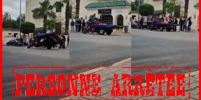 توقيف شخص يشتبه في تورطه في سياقة دراجة نارية ثلاثية العجلات بطريقة استعراضية وخطيرة