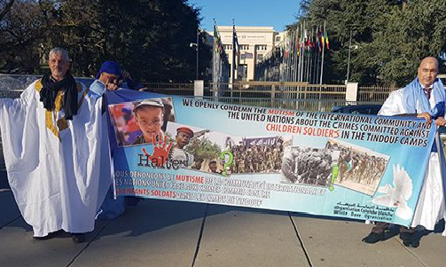 “اليمامة البيضاء” تنظم اعتصام بجنيف تنديدا بجرائم “البوليساريو “