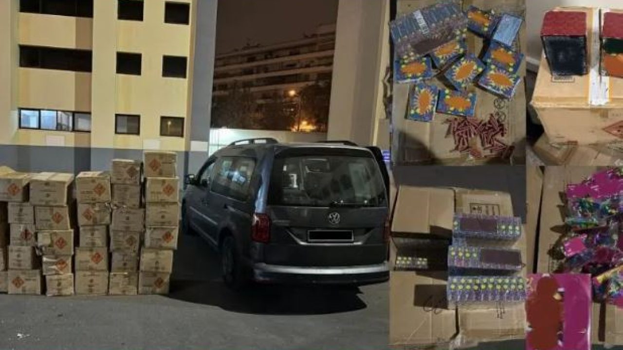 توقيف شخصين يشتبه في تورطهما في قضيتين منفصلتين تتعلقان بحيازة وترويج شحنات من المفرقعات والشهب النارية المهربة