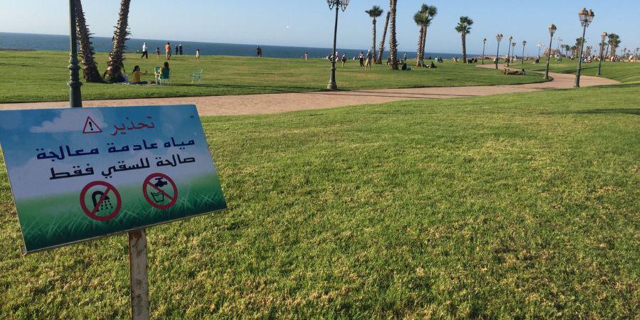 من المرتقب إطلاق مشروع ضخم لإعادة استعمال المياه العادمة المعالجة لسقي المساحات الخضراء