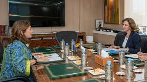 عمور تعقد جلسة عمل مع ناتالي فوستييNathalie FUSTIER المنسقة المقيمة لمنظومة الأمم المتحدة للتنمية بالمغرب