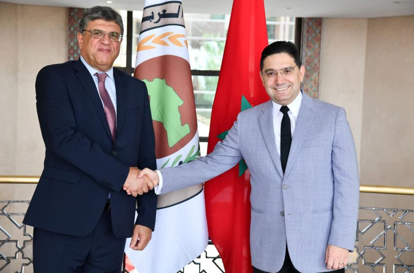 ناصر بوريطة يستقبل الأمين العام الجديد لاتحاد المغرب العربي