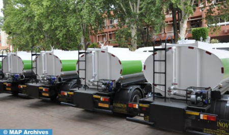   تسليم 8 شاحنات صهريجية لفائدة عدد من الجماعات القروية ببني ملال