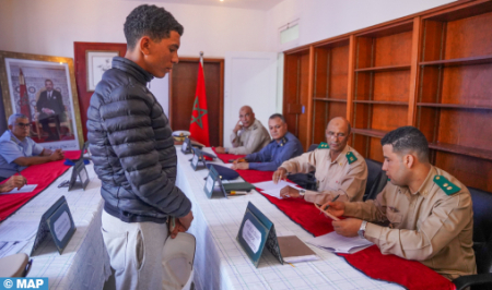 عملية انتقاء وإدماج مجندي التجريدة الـ39 للخدمة العسكرية متواصلة