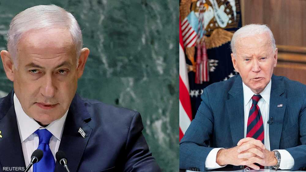 جو بايدن يحث بنيامين نتنياهو على تقليل الضرر الذي يلحق بالمدنيين في لبنان