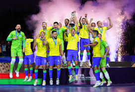 المنتخب البرازيلي لكرة القدم داخل القاعة يتوج بكأس العالم