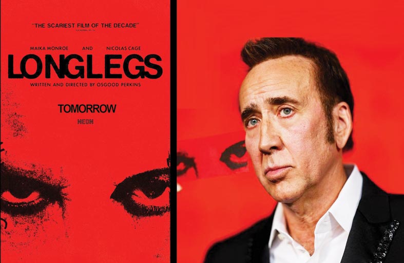 إيرادات متزايدة ورعب يثير قلق جمهور فيلم نيكولاس كيج الجديد Longlegs