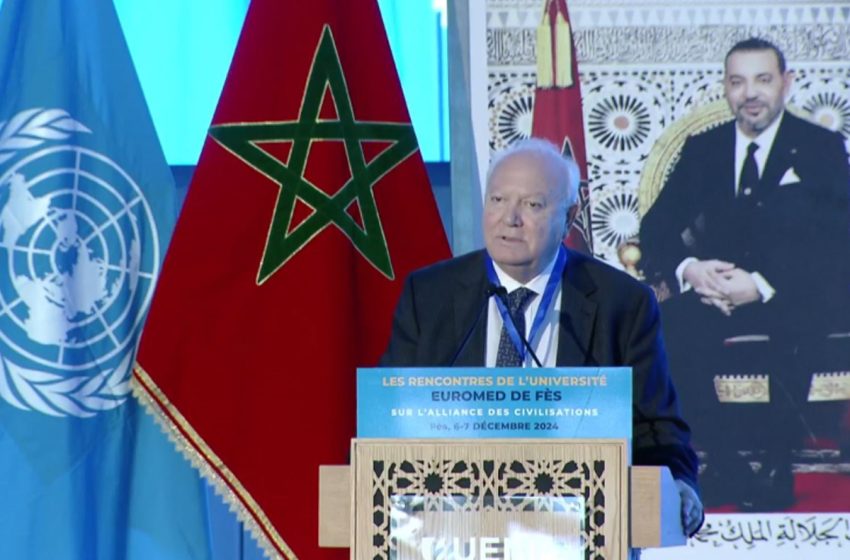 السياسة المتبصرة لصاحب الجلالة الملك محمد السادس في مجال الحوار بين الأديان والثقافات بالإشادة محور الجلسة الختامية لملتقيات الجامعة الأورومتوسطية بفاس