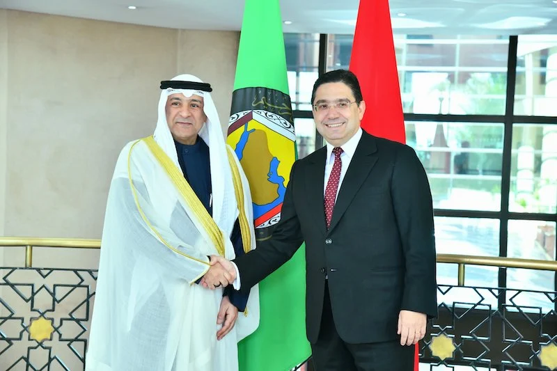 ناصر بوريطة يستقبل الأمين العام لمجلس التعاون لدول الخليج العربية