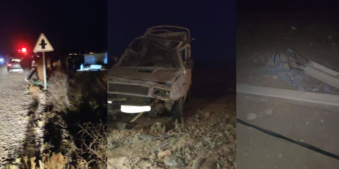 مصرع شخص وإصابة اثنان بجروح متفاوتة الخطورة في حادثة سير بتاوريرت