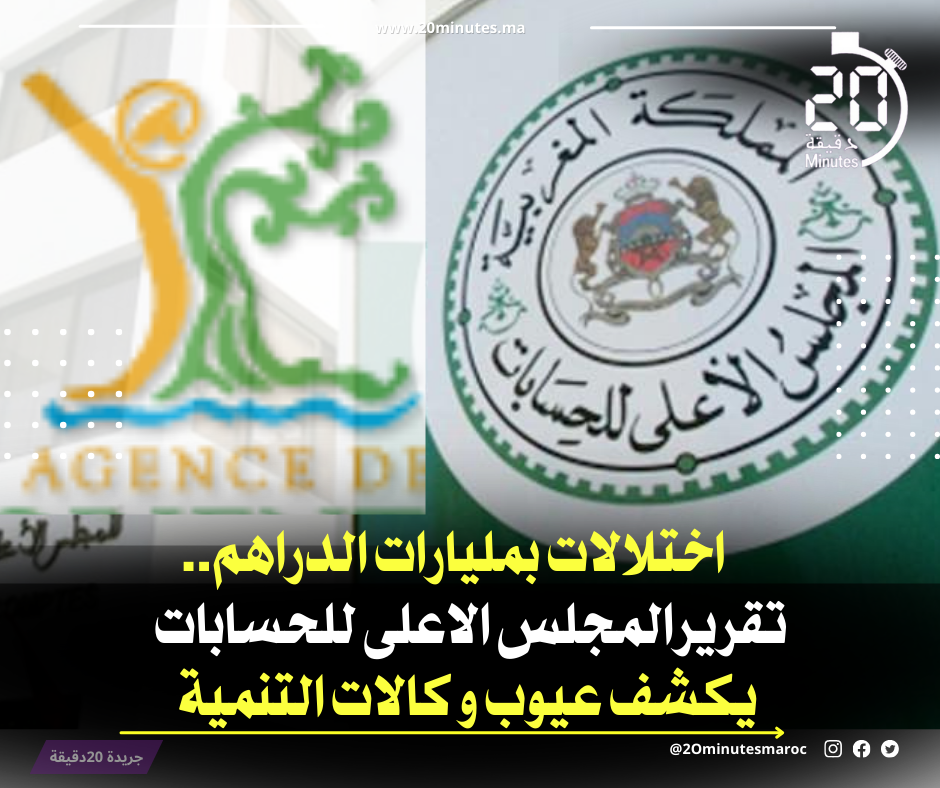 اختلالات بمليارات الدراهم.. تقرير الحسابات يكشف عيوب وكالات التنمية