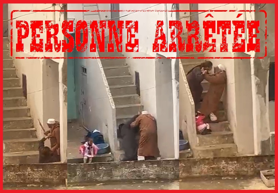 شريط فيديو يكشف عنفًا أسريا واعتقال مشتبه به في الثمانين من عمره