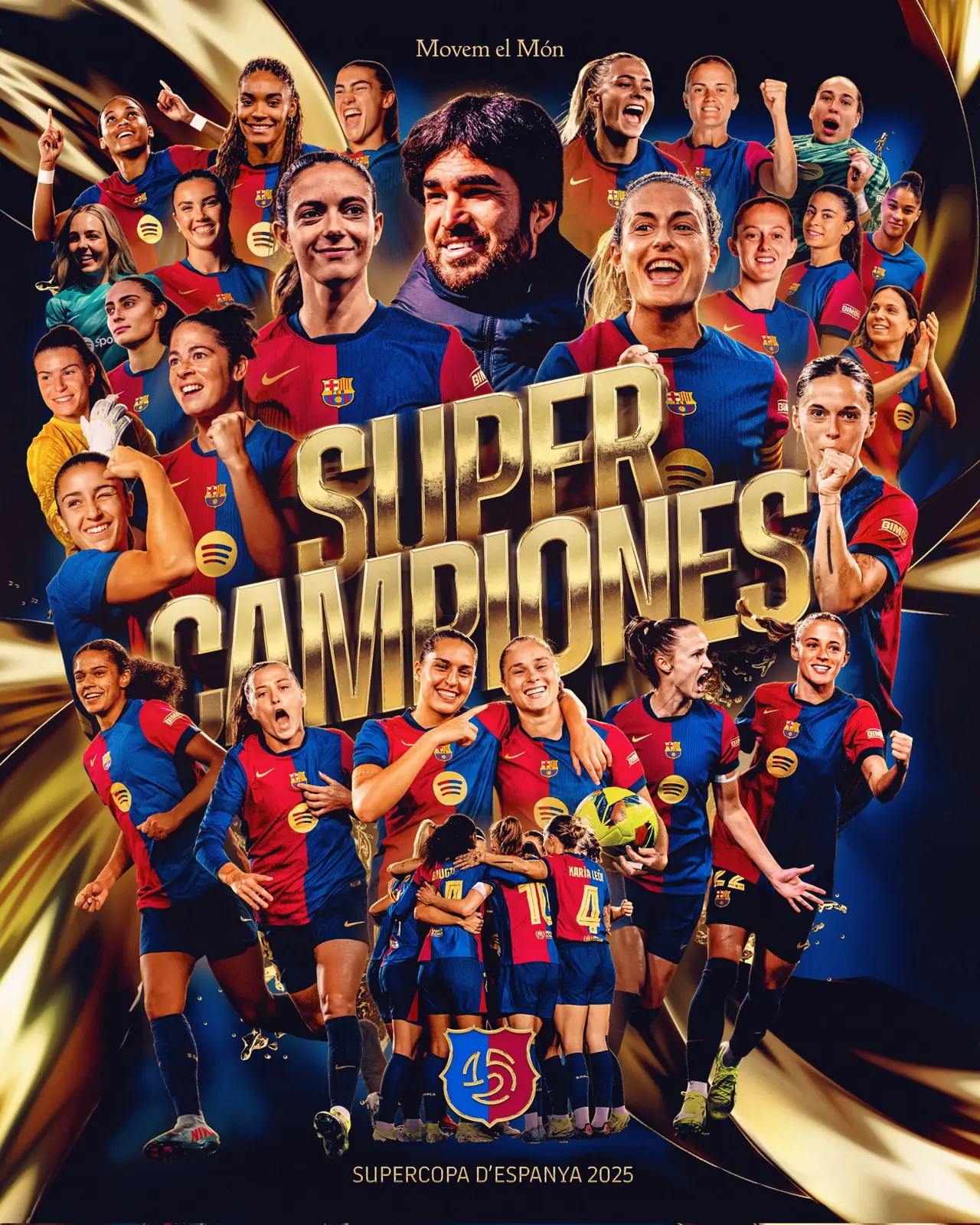 سيدات برشلونة يتربعن على عرش كأس السوبر الإسباني للمرة الرابعة تواليًا