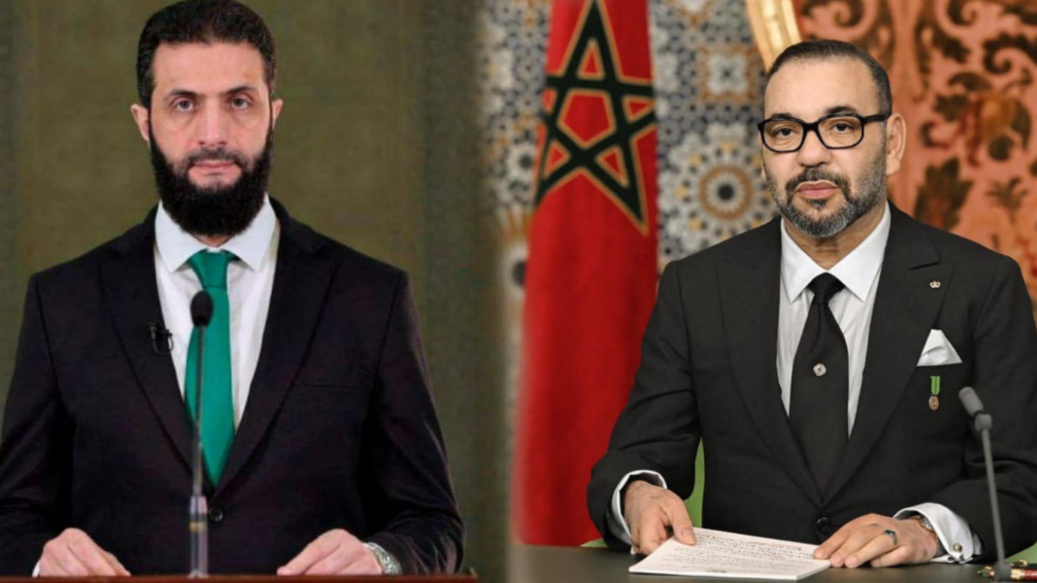 الملك محمد السادس يهنئ أحمد الشرع بمناسبة توليه رئاسة سوريا الانتقالية