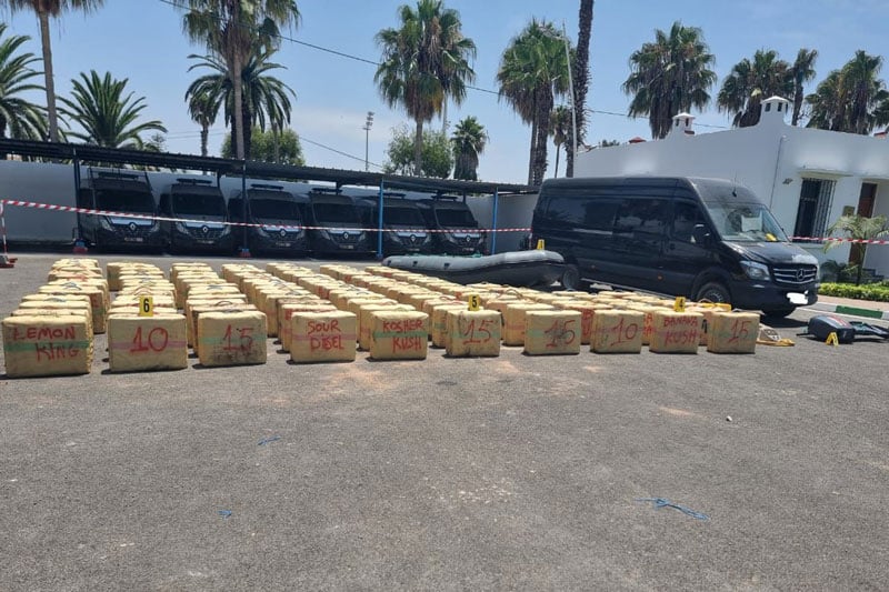 الدرك الملكي يحبط تهريب 7 أطنان من المخدرات في عمليتين نوعيتين بالحسيمة وكتامة