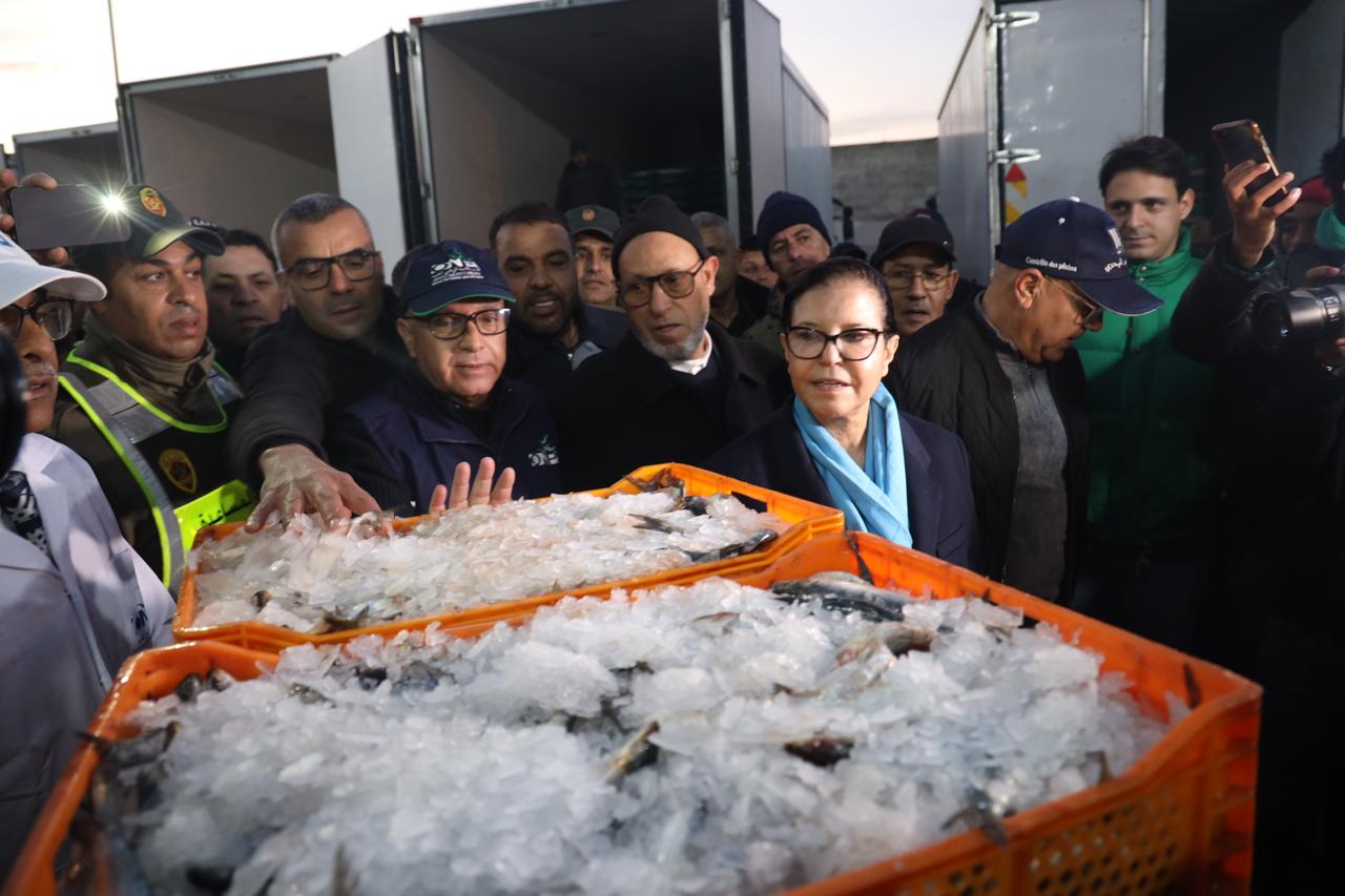 الوزيرة زكية الدريوش: وفرة قياسية للأسماك في رمضان وأسعار مستقرة بسوق الهراويين